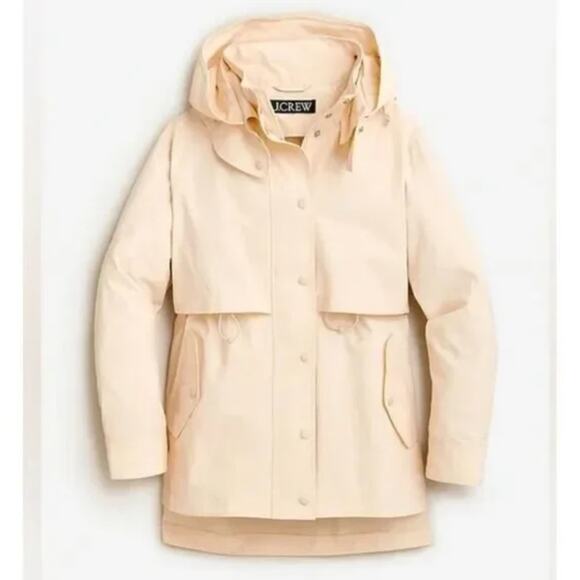 J. CREW 2023 New Perfect Lightweight Jacket Soft Champagne Cream Sz XS - Picture 5 of 10